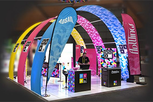 VizFrame Fabric Tube Arch