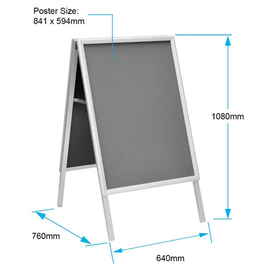 A-Frame Sign – Premium A1 Aluminium Frame