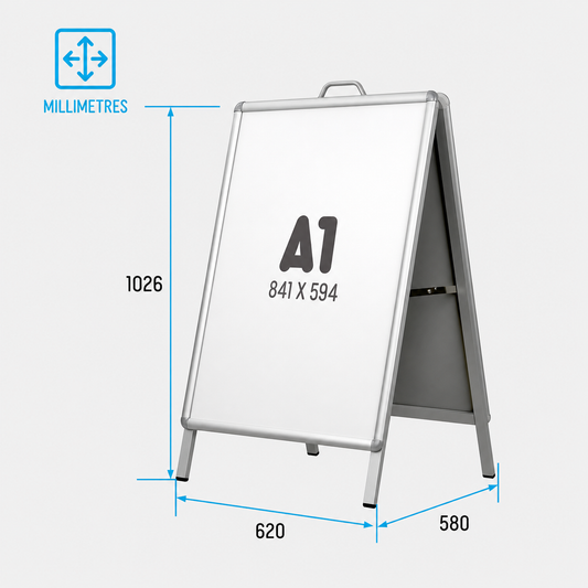 A-Frame Sign – A1 Aluminium Frame