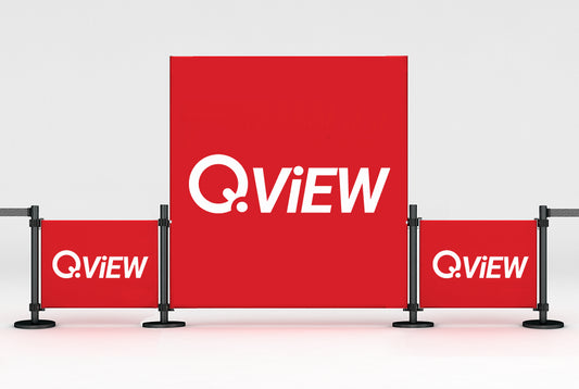 QView Queue Barriers & Crowd Control Signage