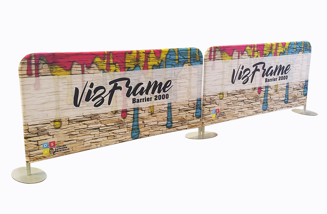 VizFrame Fabric Cafe Barrier