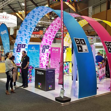 VizFrame Fabric Tube Arch