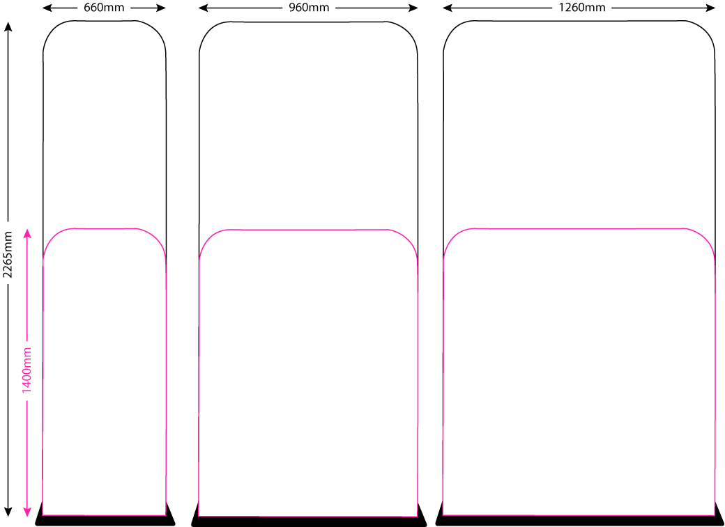 VizFrame Fabric Banner Stand