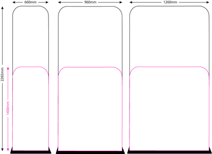 VizFrame Fabric Banner Stand