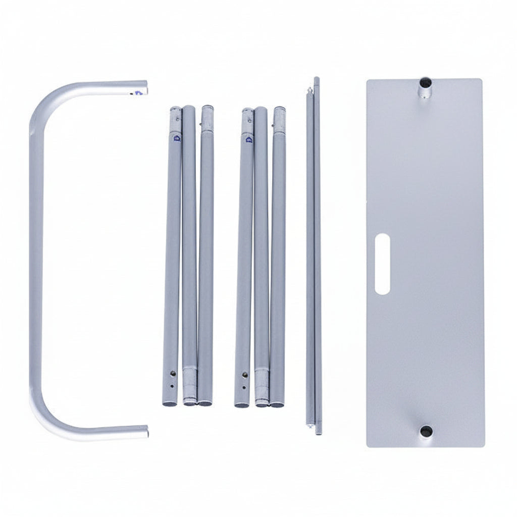 Fabric Banner Stand – Steel Plate