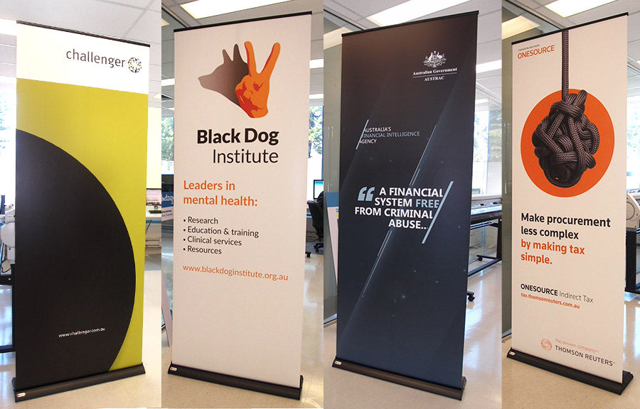 BannerBug Pull-Up Banner Black