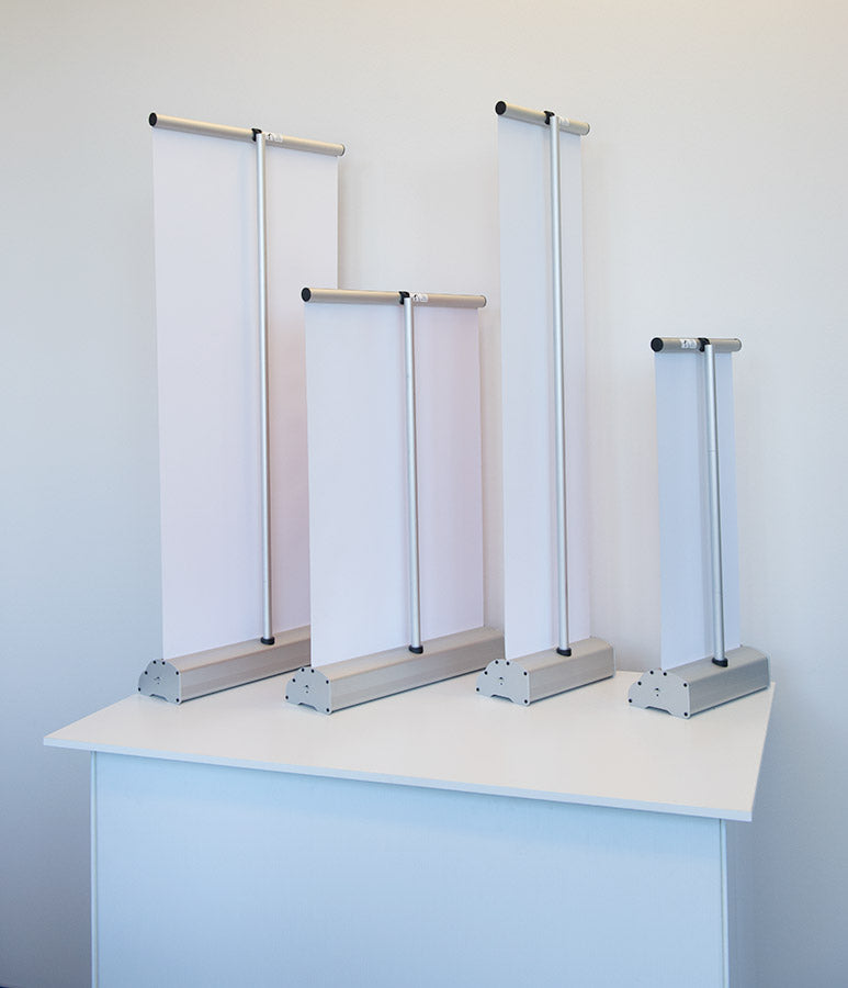 DeskBug Desktop Banner Stand