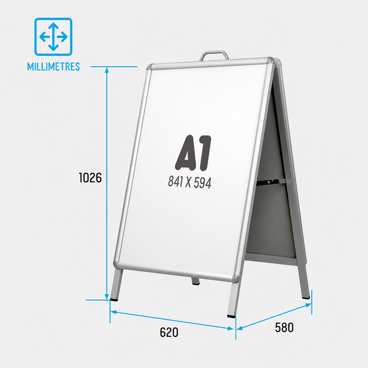 A-Frame Sign – A1 Aluminium Frame