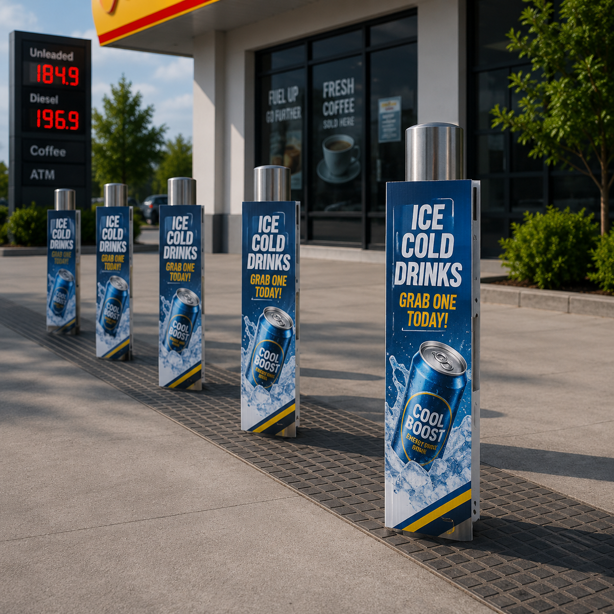 Bollard Cover Signs
