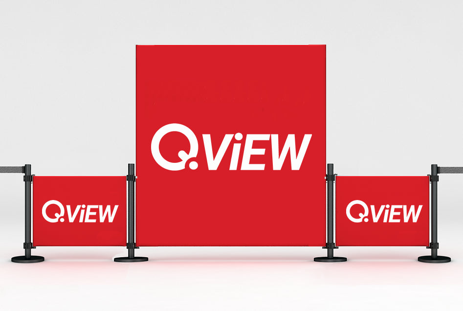 QView Queue Barriers & Crowd Control Signage
