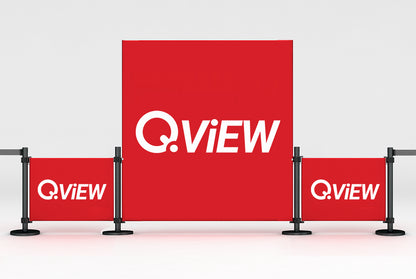 QView Queue Barriers & Crowd Control Signage