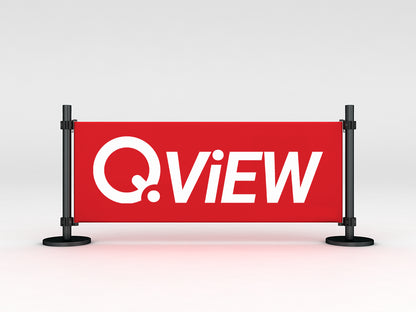 QView Queue Barriers & Crowd Control Signage