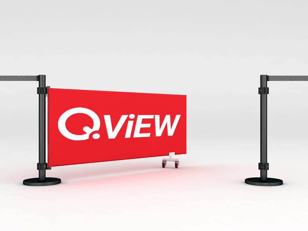 QView Queue Barriers & Crowd Control Signage