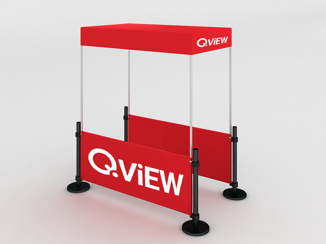 QView Queue Barriers & Crowd Control Signage