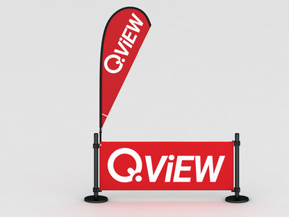 QView Queue Barriers & Crowd Control Signage