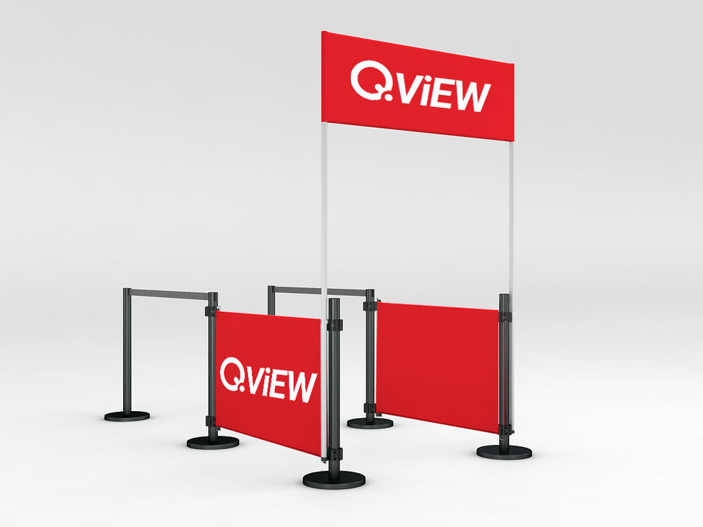 QView Queue Barriers & Crowd Control Signage