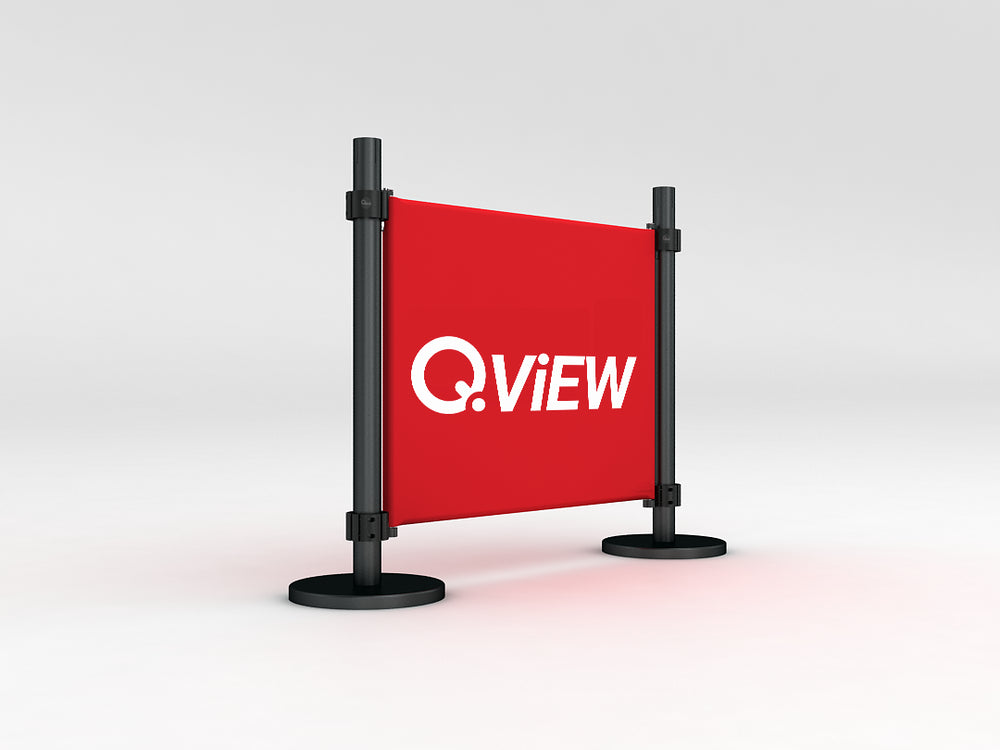 QView Queue Barriers & Crowd Control Signage