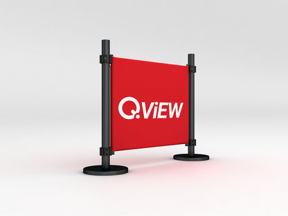 QView Queue Barriers & Crowd Control Signage