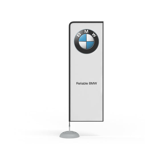 VizFrame Square Flag – Indoor Fabric Display