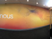 Office wall graphics, sometimes called wall decals